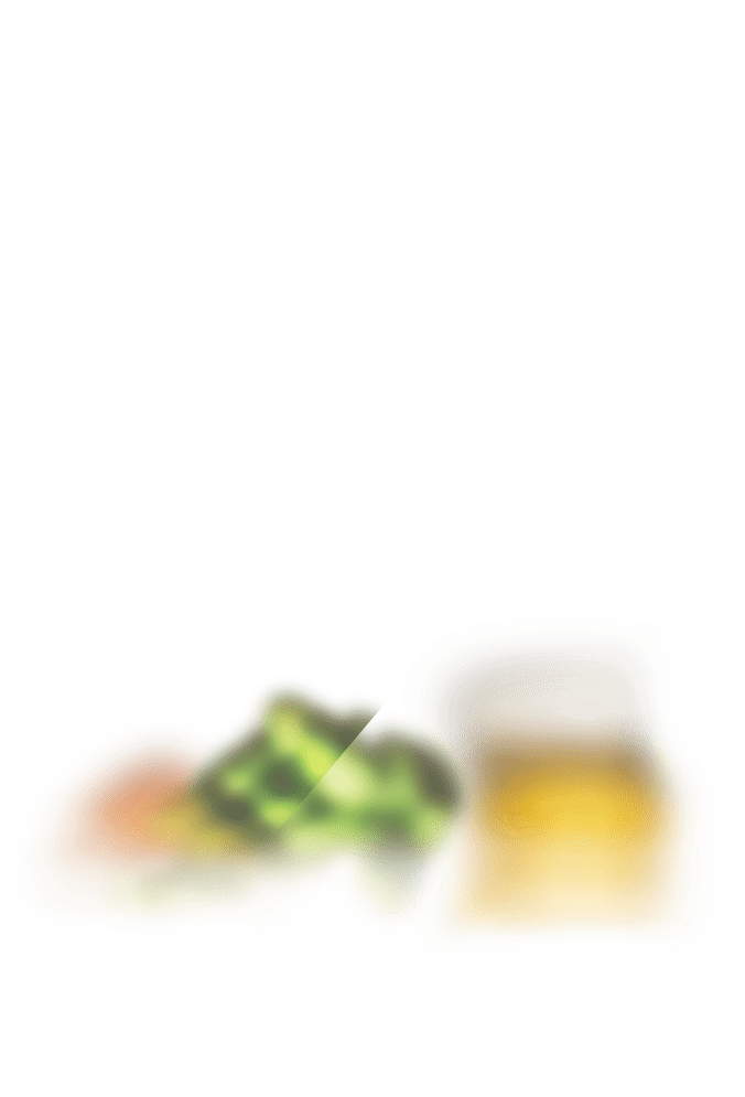 Heller Kellerbier Glas mit Schale Spieglung