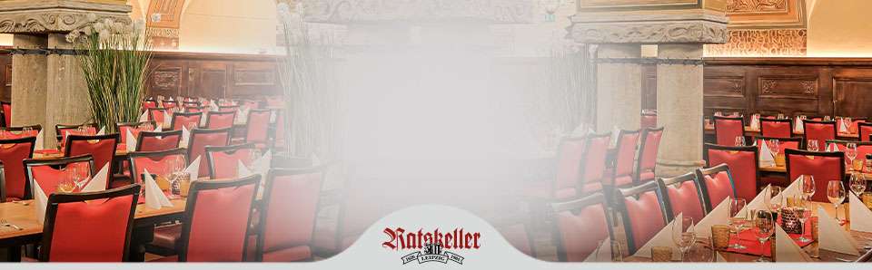 Gewandhaussaal im Ratskeller Leipzig.