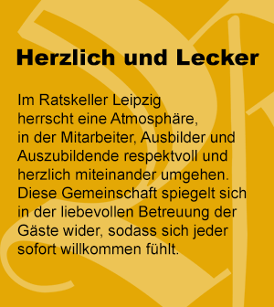 Grafik mit dem Titel ‚Herzlich und Lecker‘